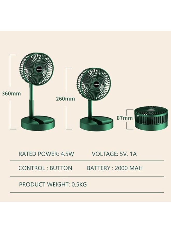 Multi-speed table fan - efficient cooling and stylish design for the office or home - Image 5