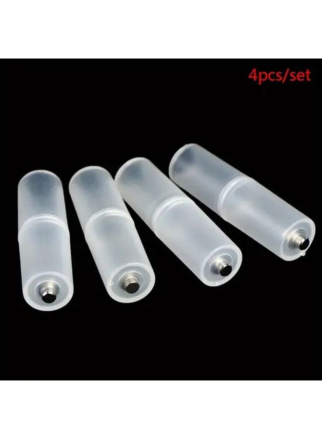 4 Pieces AAA To AA Battery Adapter Set With Portable Storage Box - Image 2