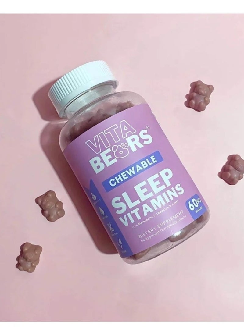 Vita Vitabears Chewable Sleep Vitamins (60caps)  - Image 2