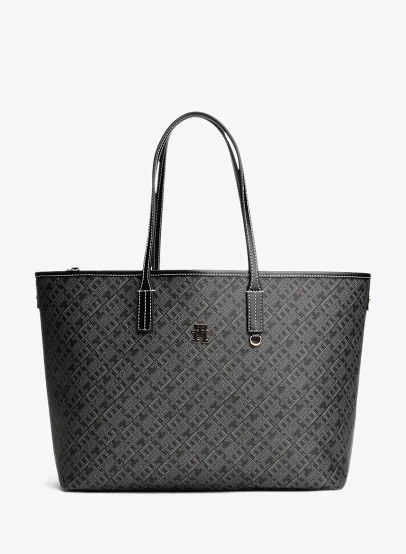 TOMMY HILFIGER Monoplay Leather Tote