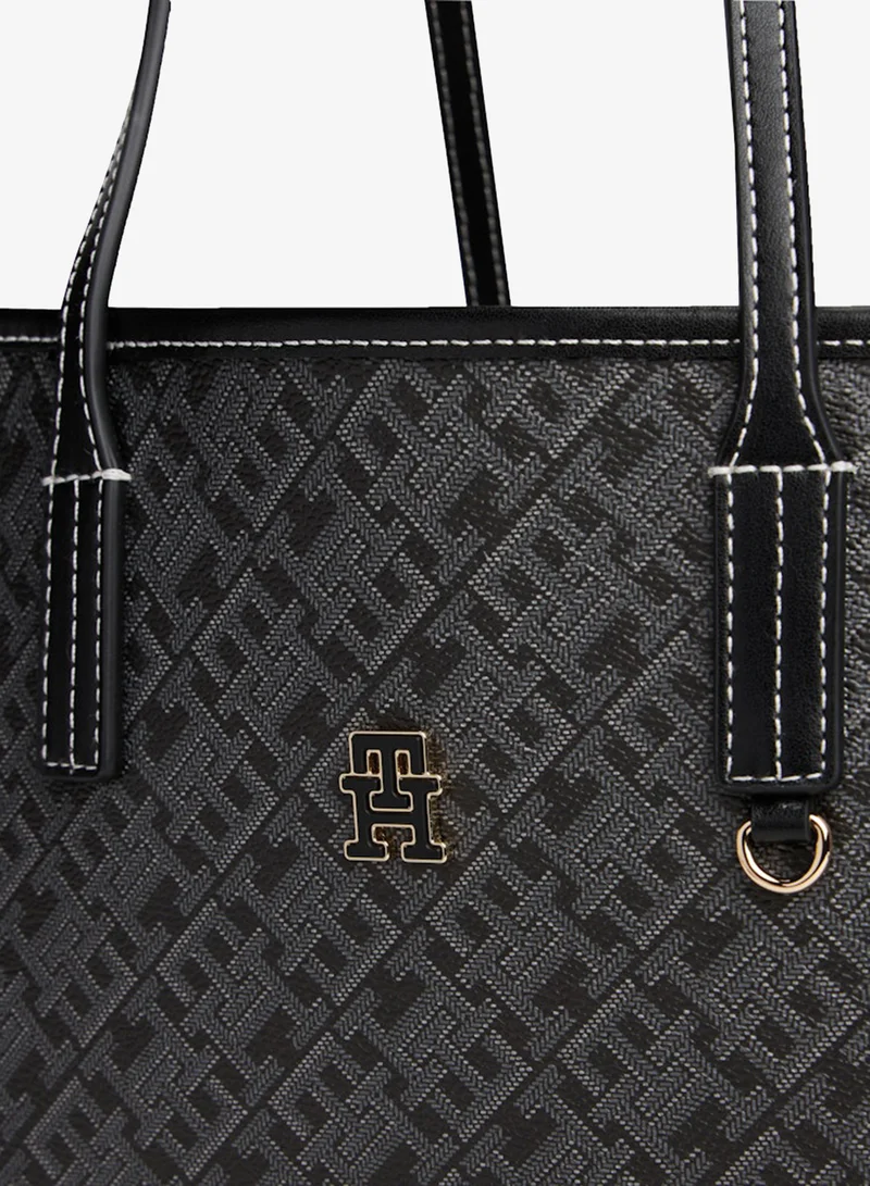 TOMMY HILFIGER  Monoplay Leather Tote for Women | Best Price UAE