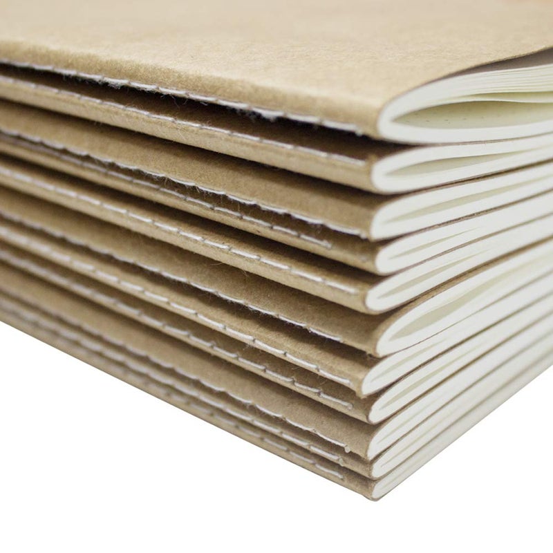 zmybcpack 12 Pack 8.25x5.5 Inches Dot Grid Paper Notebook/ A5 Size Dot Journal Notebook, Dot Grid Subject Notebooks Wire-Bound with Kraft Cover, 30 Sheets/60 Dot Pages - Image 5