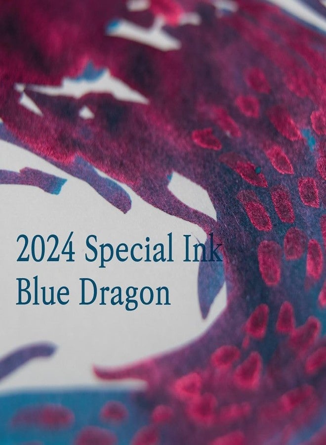 Colorverse 2024 Special Ink - Blue Dragon Standard (15ml) Fountain Pen Ink - Image 3