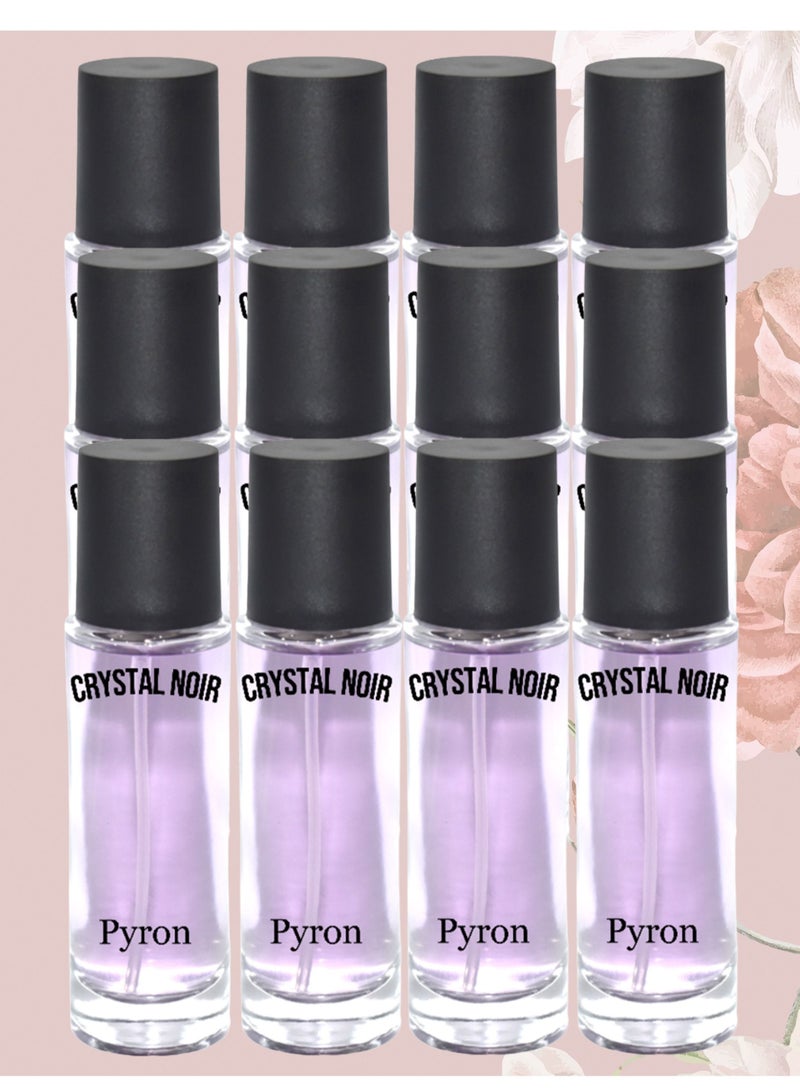 PYRON 12 Pieces Crystal Noir Perfume 30 ml EDP