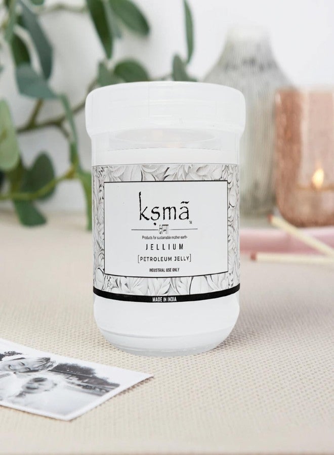 Ksma جلّيم كسما (هلام بترولي) 1 كجم لحماية البشرة، منتجات التجميل المنزلية، المكياج، مستحضرات التجميل، صناعة الصابون والعناية الشخصية للوجه والبشرة والجسم - Image 1