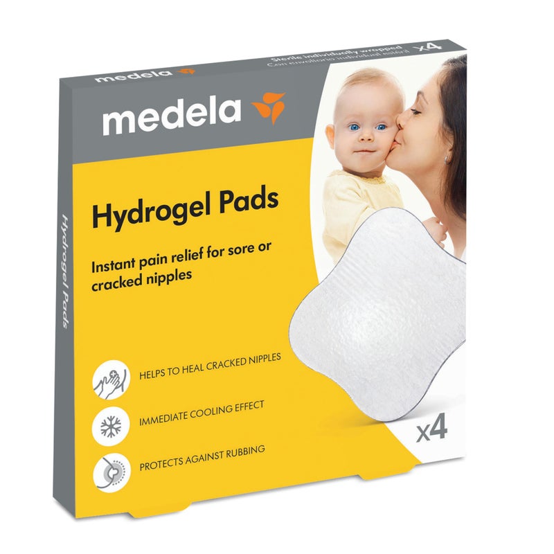 Medela Hydrogel Pads | Pain Relief for Sore or Cracked Nipples | Breastfeeding Essentials - Image 1