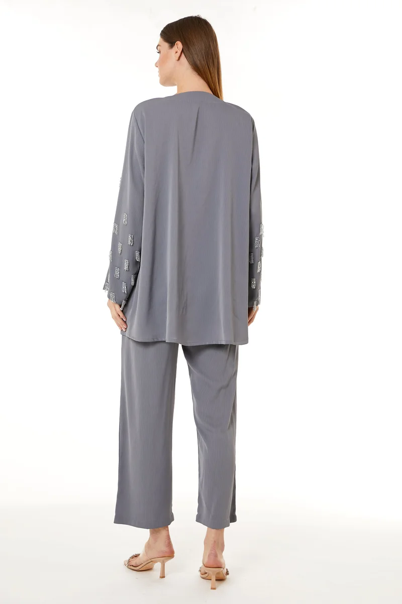Moistreet  Crew Neck Top & Pant Set for Women | Best Price UAE
