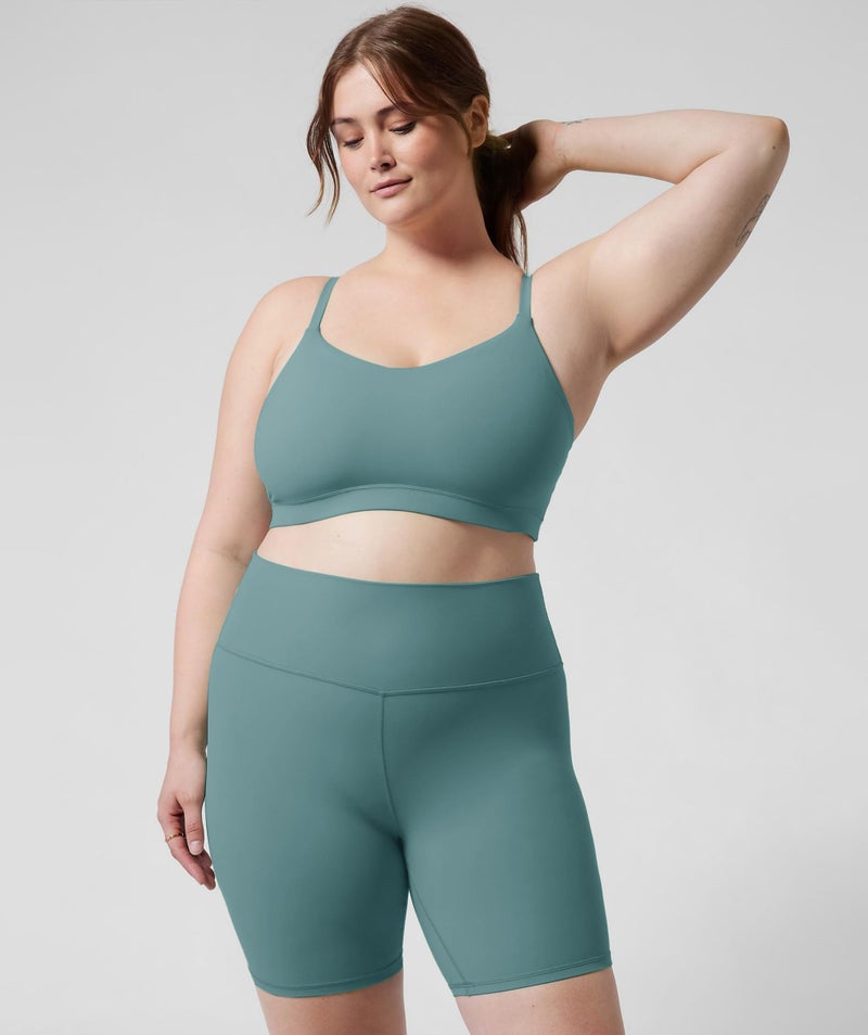 VALANDY Creamlush Plus Size Biker Shorts for Women - 8" High Waisted Ultra Soft Yoga Shorts(L-5XL) - Image 3