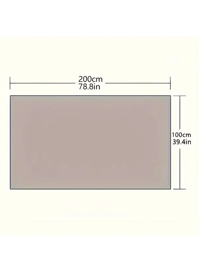 White Oversized Microfiber Bath Towel 100x200cm Highly Absorbent Quick Dry Soft - Image 3