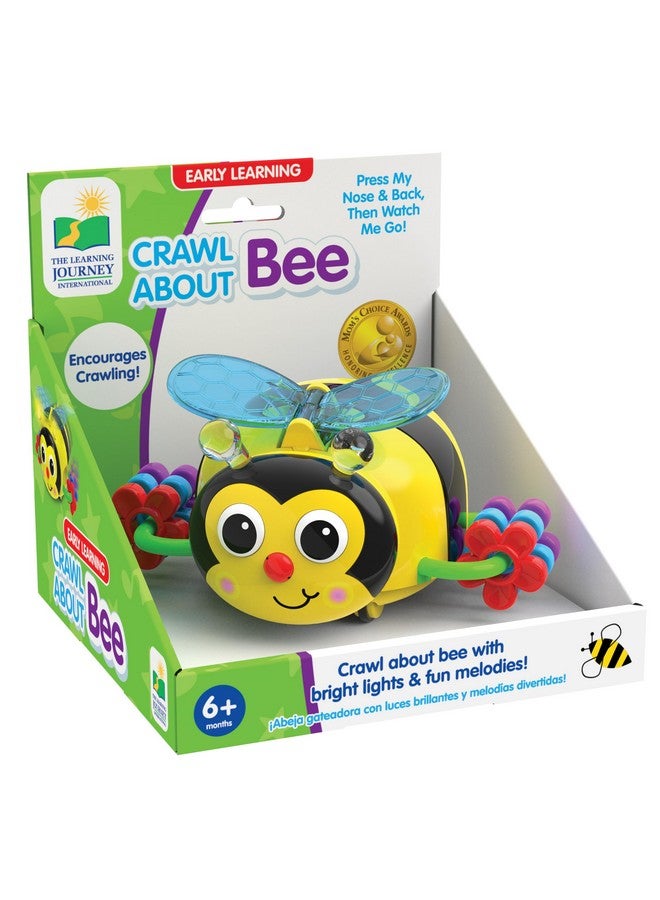The Learning Journey Early Learning - Crawl About Bee - Crawling Toys for Babies 6-12 Months - Bright Lights and Fun Melodies - Award Winning Toys