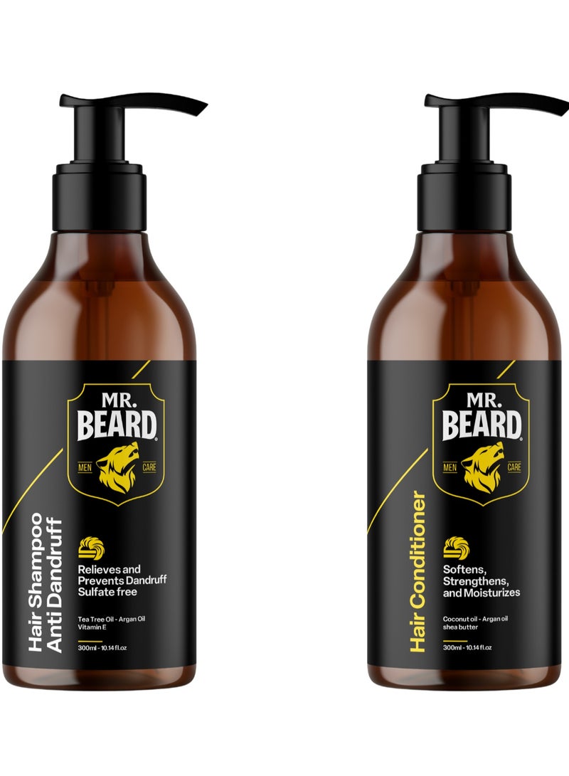 Mr.Beard Hair Revival Duo Bundle Hair Shampoo + Hair Conditioner