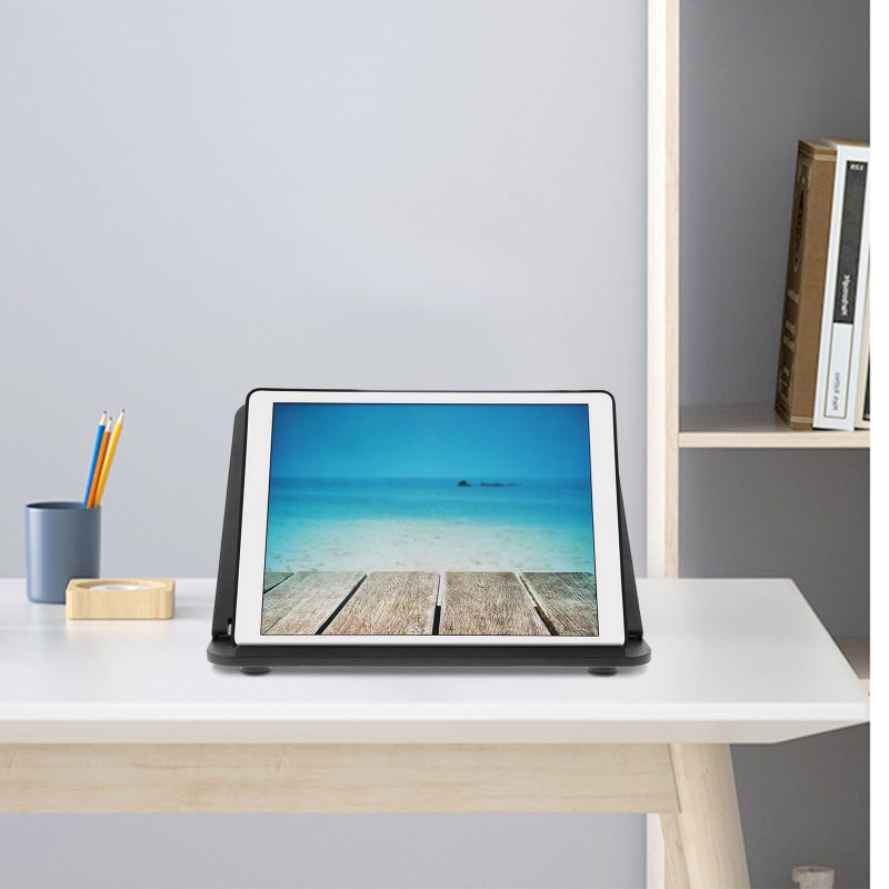 Foldable Adjustable Laptop Stand Portable Cooling Holder for Travel Office Black - Image 5