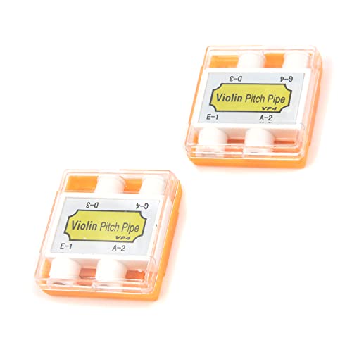 Dnyta 2pcs Violin Pitch Pipe Four-Holes Tuning Mouth-Blown Tuner Musical Instrument Accessories - Image 1