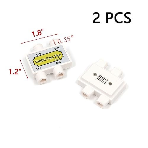 Dnyta 2pcs Violin Pitch Pipe Four-Holes Tuning Mouth-Blown Tuner Musical Instrument Accessories - Image 2