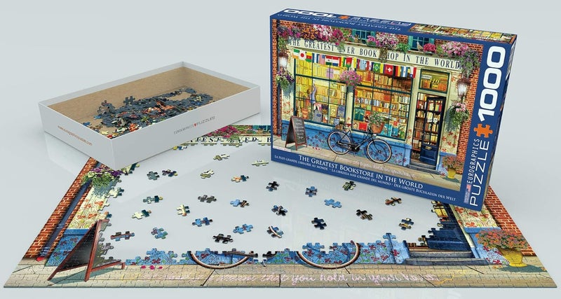 EuroGraphics EURHR The Greatest Bookstore in The World 1000Piece Puzzle 1000Piece Jigsaw Puzzle - Image 3