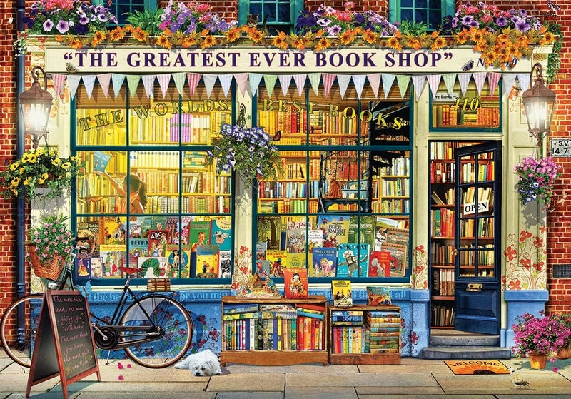EuroGraphics EURHR The Greatest Bookstore in The World 1000Piece Puzzle 1000Piece Jigsaw Puzzle - Image 2