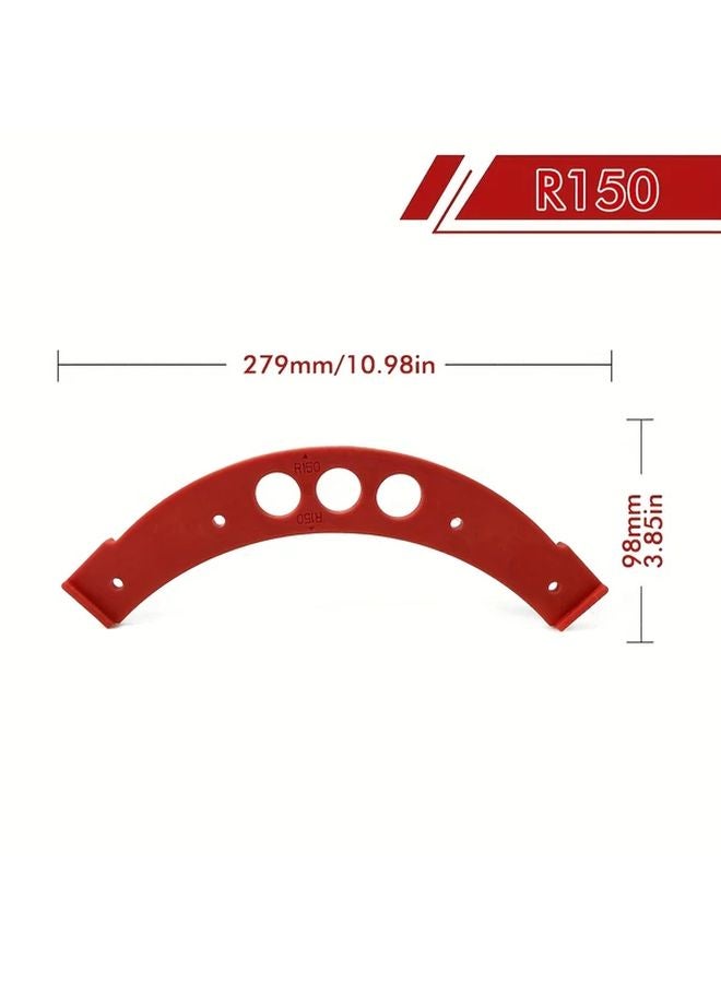 Large Arc Mold R150 Woodworking Template Tool Manual Curved Edge Guide For DIY Furniture - Image 1