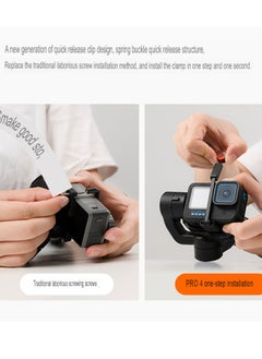 hohem Gimbal Stabilizer, Anti Shake Wireless Control Three Axis Camera Stabilizer, Portable And Foldable PX4 Splash Proof Camera Gimbal For Sports Cameras Action Cameras, (Set 2)  - Image 3