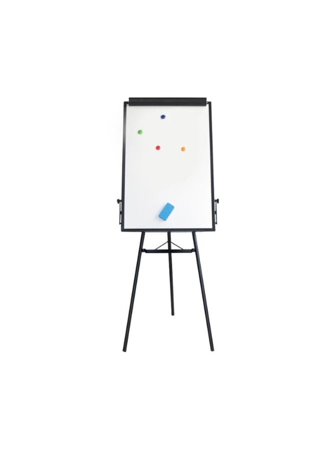Kalon Portable Magnetic Whiteboard Easel – Flip Chart Stand with Stable Metal Frame & Paper Holder Professional Flip Chart Whiteboard Stand FOR Tripod Stand & Easy Clip for Paper - Image 1