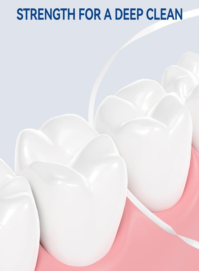 فون مام خيط تنظيف الأسنان المسطح من سوبر دير، شريط PTFE بنكهة النعناع - مقاوم للتمزق، يتمدد ويصلب لتنظيف عميق، لطيف على اللثة، مزيل للبلاك، ينزلق بسلاسة، 55 ياردة (6 بوصات) - Image 4
