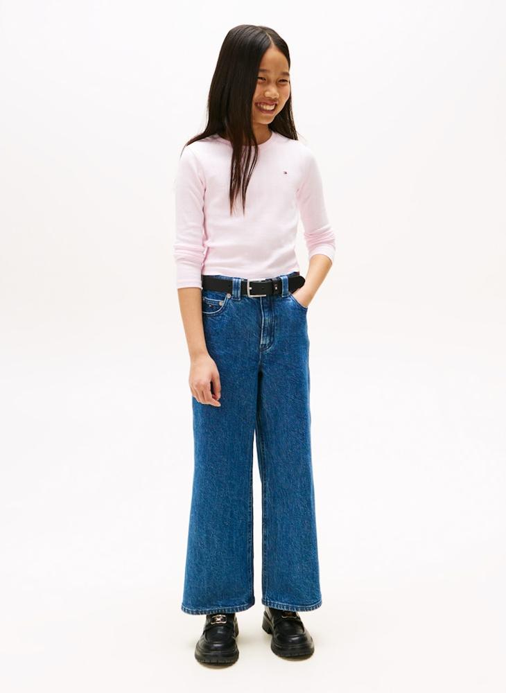 تومي هيلفيغر بلوزة بناتي بنقشة نقطية - Image 3