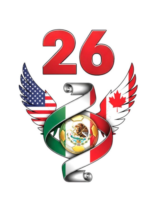 ديكورات وأجواء مستوحاة من كأس العالم 2026 - اللون: النمط 1، الموديل: 6 بوصات (حوالي 15 سم) - Image 1