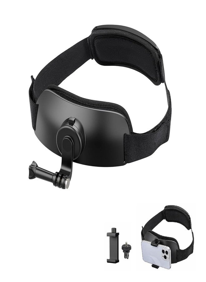 DA-GODO First Person View Head Mount Phone Holder (4-7”) | Hands-Free POV (Big Head Mount) - Image 1