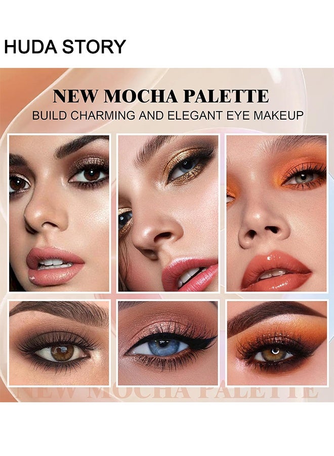 Eyeshadow Palette Chocolates 16 Colours Contour Palette Brown Eyeshadow Make Up Palettes Long Lasting Shimmer Matte Highly Pigmented Natural Look Travel Size Eye Shadows Palette For Women Girls