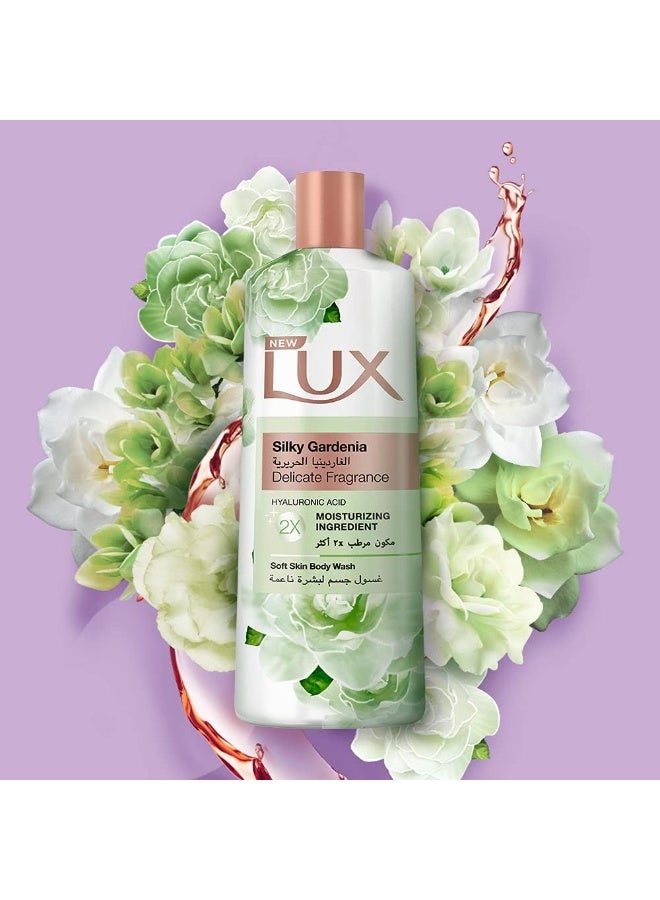 لوكس غسول الجسم الفاخر (غاردينيا حريرية) برائحة رقيقة 500 مل - Image 2