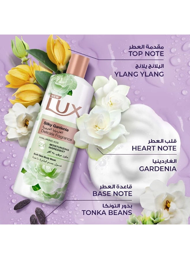 لوكس غسول الجسم الفاخر (غاردينيا حريرية) برائحة رقيقة 500 مل - Image 3