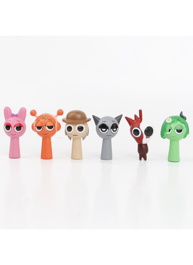 Generic - Friction Sprunki Plush Rhythm Box Game Peripheral Hole Music Toy Incredibox Play-Color:48 Rhythm Boxes Boxed 3.5cm0.5kg - Image 1
