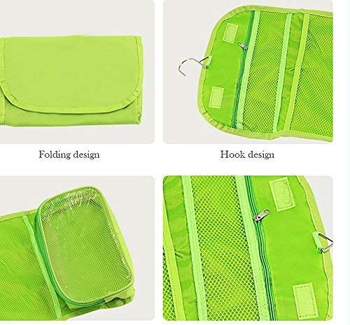 JEMICA Multifunctional Travel Makeup Cosmetic Case Organizer Bag Hanging Toiletry Bag for Women Men Shaving Kit Organizer Bag - Image 5