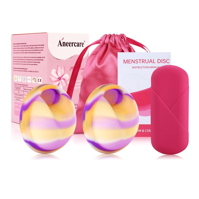 Silicone Menstrual Tray Menstrual Cup Storage Box Female Menstrual Substitute Sanitary Napkin Swimming Menstrual Cup - Image 2
