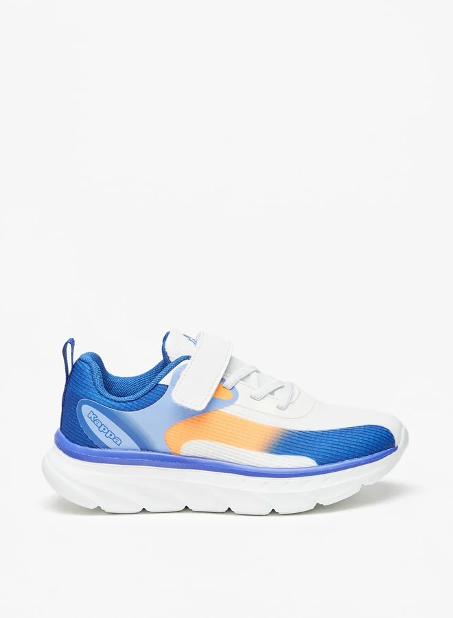 Kappa Boys Colourblock Sports Shoes With Hook And Loop Closure
