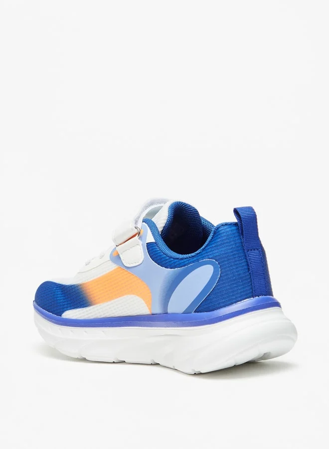 Kappa Boys Colourblock Sports Shoes With Hook And Loop Closure