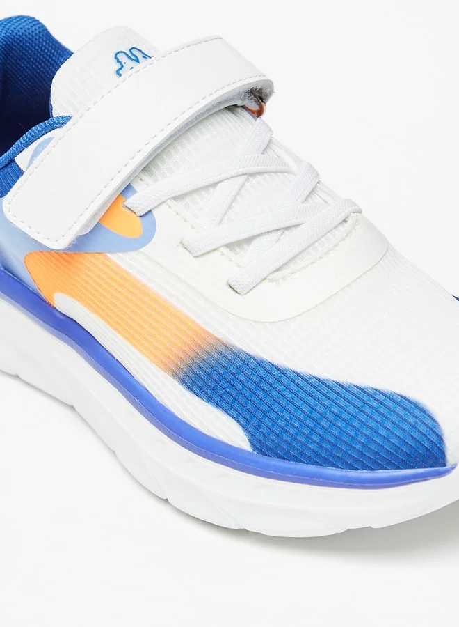 Kappa Boys Colourblock Sports Shoes With Hook And Loop Closure