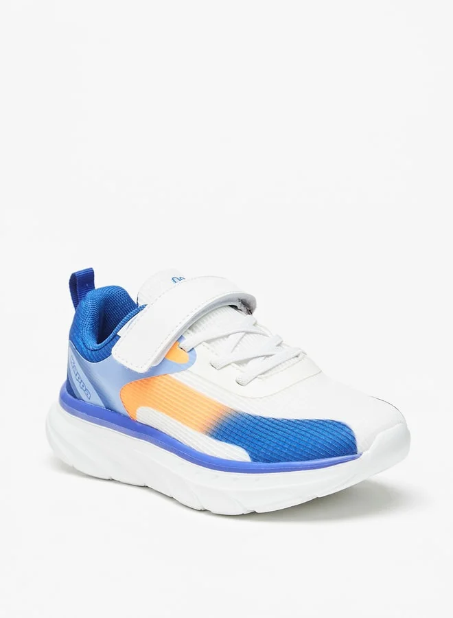 Kappa Boys Colourblock Sports Shoes With Hook And Loop Closure