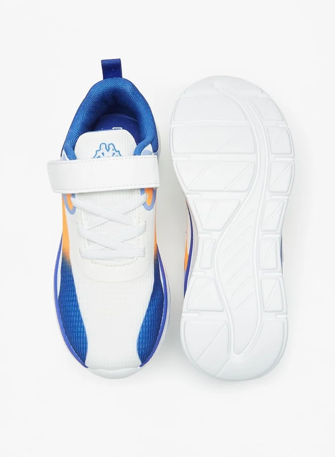 Kappa Boys Colourblock Sports Shoes With Hook And Loop Closure