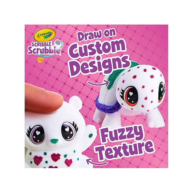 Crayola Scribble Scrubbie Pets Mega Tub Playset, Washable Markers, Safe Non-Toxic, Ages 3 - Image 5