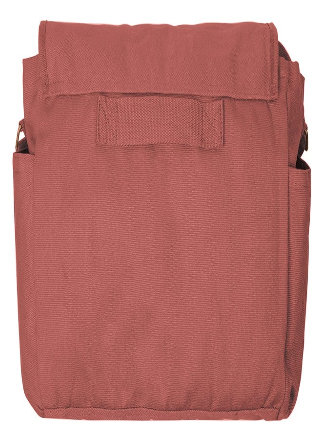 Sweetbriar Classic Vintage Messenger Bag - Original Heavyweight Cotton Canvas Shoulder Bag with Upgraded Features, Rust, Large, Classic,vintage - Image 4