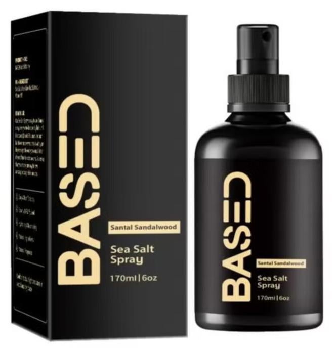 Based Sea Salt Spray, Natural Finish Sea Salt Spray for Hair, Gives Volume and Texture, Enriched with Seaweed and Vitamin B5, Lightweight and Non-Greasy, Paraben Free - Image 1