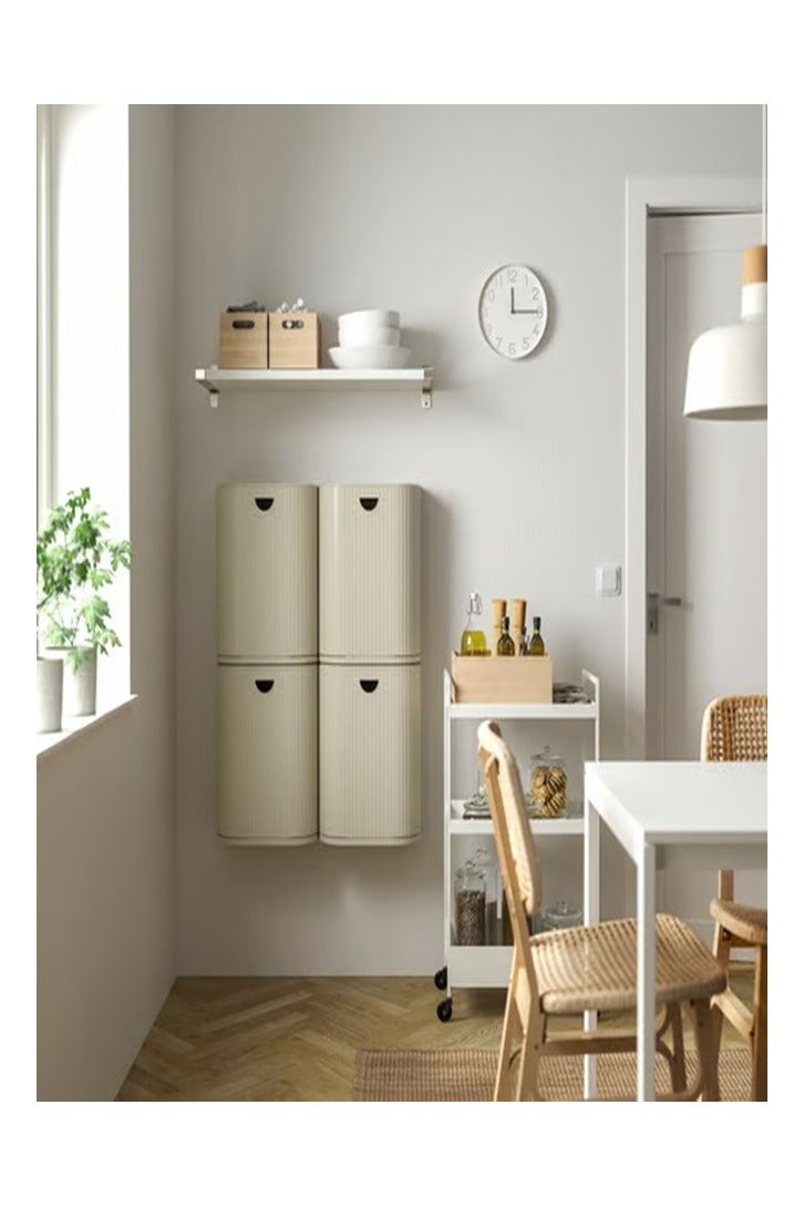 Container with lid, grey-beige, 21 liters  - Image 3
