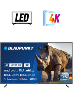 Blaupunkt 85UBC8000D - 85" 4K-UHD Android Smart TV with Dolby Vision and Dolby Atmos