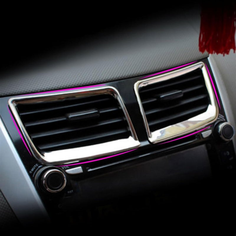 Wivplex Chrome Trim Air Vent Decoration for Hyundai Solaris Verna - Image 4