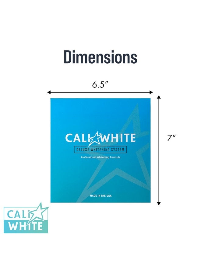 كالي وايت مجموعة شرائط تبييض الأسنان كالي وايت مع ضوء LED وبطاريات - جل تبييض الأسنان بالبيروكسيد العضوي - مجموعة من الشرائط البيضاء - محقنتان سعة 5 مل، صواني تبييض بالحرارة وحافظة - Image 3