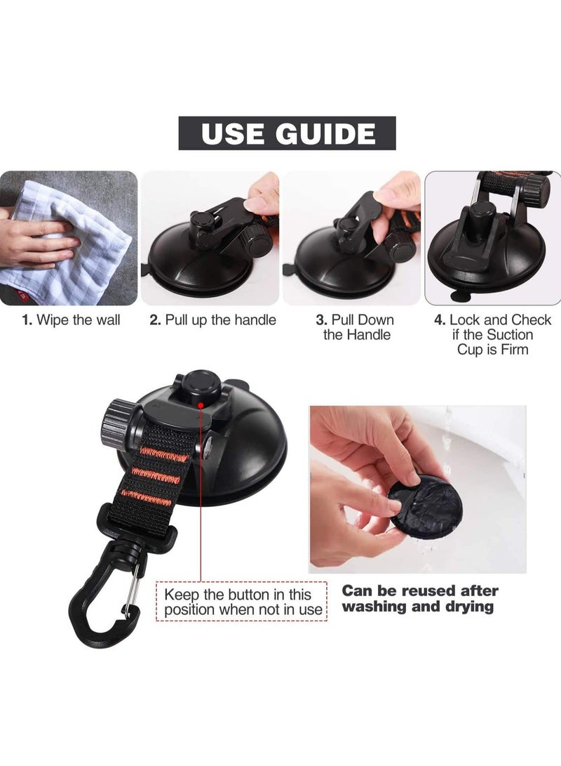 Heavy Duty Suction Cup Anchor for Camping and Car Awning with Secure Hook 2 Pack - Image 5