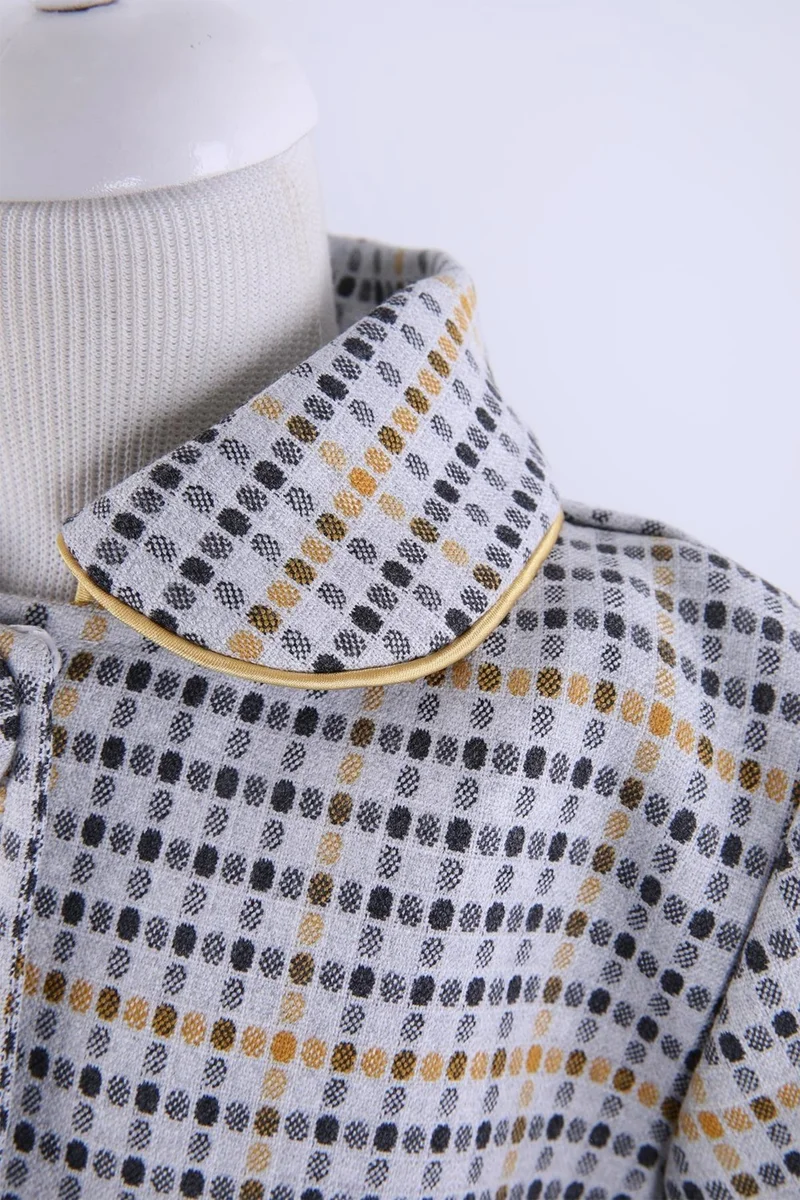 Baby Hola Babyhola Baby Girl Child Lined Plaid Coat Winter 13466