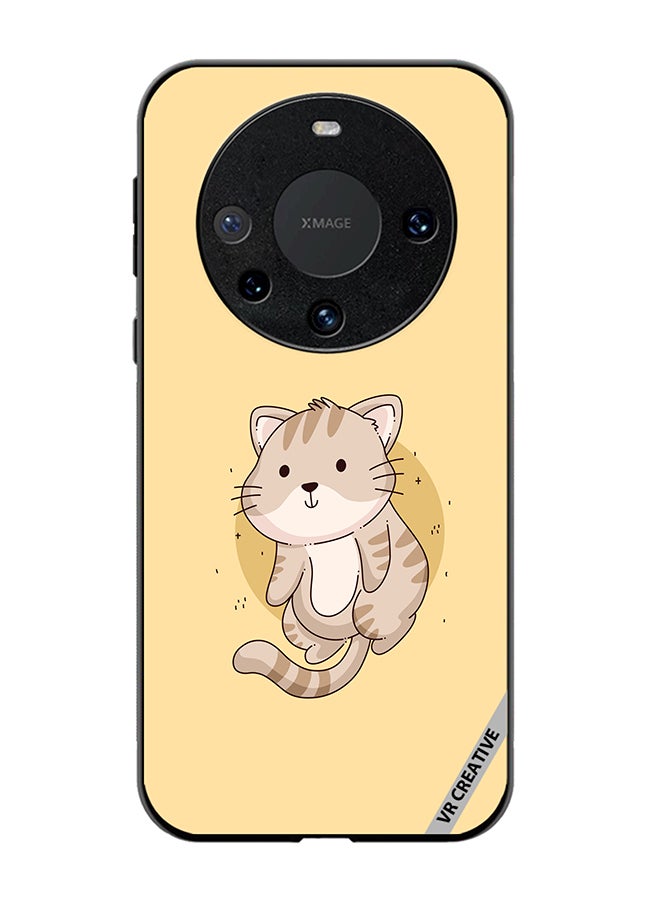 VR CREATIVE Protective Case Cover For Huawei Mate 60 Pro Plus Cutie Cat Design Multicolour - Image 1