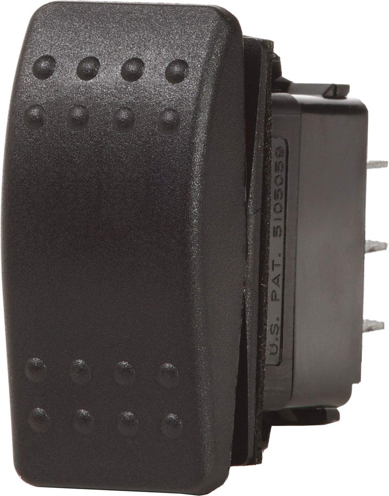 Blue Sea Systems 7930 Contura II OFF-(ON) SPST Switch, Black, 16 oz