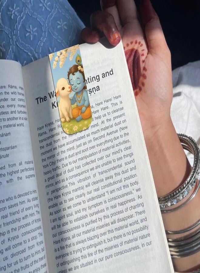 OneOclock Sanatani Magnetic Bookmarks, Cute Magnetic Bookmarks, Bookmarks for Book Readers, Gifts for Book Lovers | Bookmarks for Books | Gift for Readers (Set of 12) - Image 2